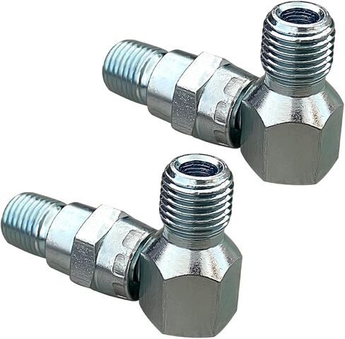 2 قطعة خرطوم هيدروليكي 90 درجة مرفقين دوارين لشفرة محراث الثلج ماير 21855 in Kuwait