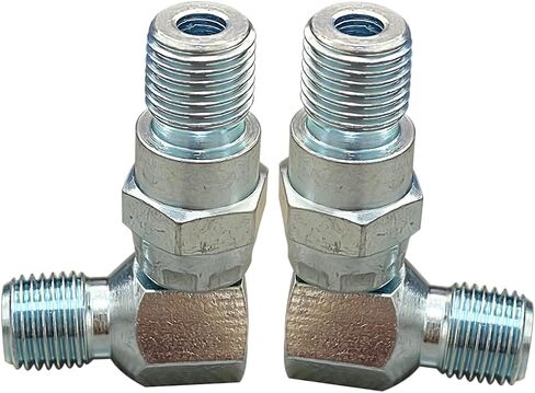 2 قطعة خرطوم هيدروليكي 90 درجة مرفقين دوارين لشفرة محراث الثلج ماير 21855 in Kuwait