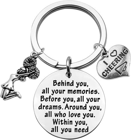 FEELMEM Cheer Keychain Girl Cheerleading Gift Cheerleader Gift for Cheer Team in Saudi Arabia