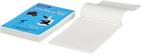 OMAX 5XA99CPB100 Microscope and Camera Optical Lens Cleaning Paper - 500 | USB 2.0 Connectivity 500 Sheets Included Optical Grade Cleaning Paper For Microscope & Camera Lenses in Saudi Arabia