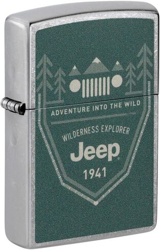 ولاعة جيب للجيب من الكروم للخريطة الطبوغرافية للشارع من Zippo Jeep in Kuwait
