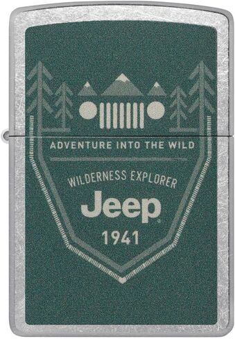 ولاعة جيب للجيب من الكروم للخريطة الطبوغرافية للشارع من Zippo Jeep in Kuwait