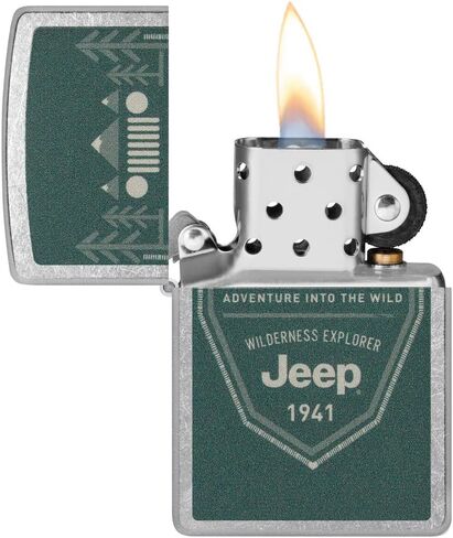 ولاعة جيب للجيب من الكروم للخريطة الطبوغرافية للشارع من Zippo Jeep in Kuwait