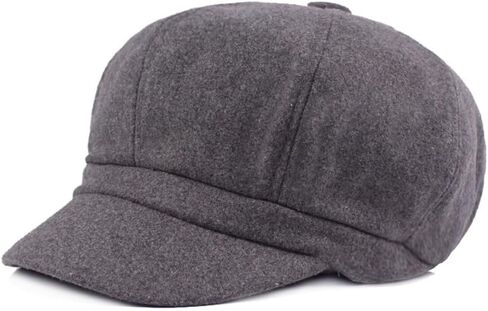Womens Newsboy Cap Fashion Vintage 8 Panels Beret Hat Vintage Wool Beret Hats Fashion Vintage Newsboy Hat Wool in Saudi Arabia