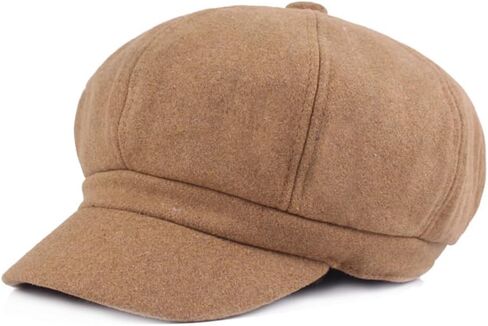 Womens Newsboy Cap Fashion Vintage 8 Panels Beret Hat Vintage Wool Beret Hats Fashion Vintage Newsboy Hat Wool in Saudi Arabia