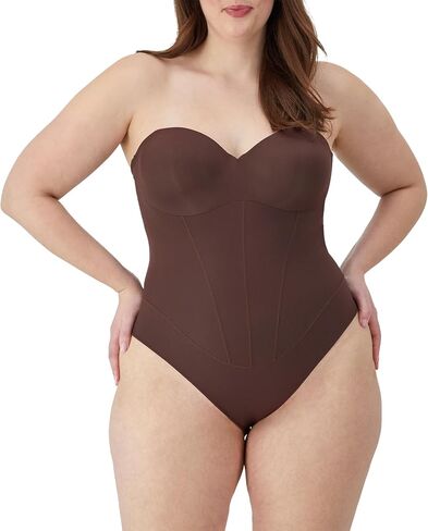 Maidenform Womens Tummy Shaping Thong Bodysuit, Multiway Thong Shaper, Firm Control in Saudi Arabia