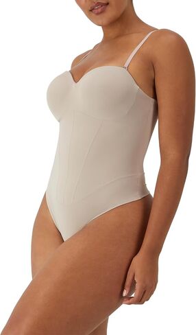 Maidenform Womens Tummy Shaping Thong Bodysuit, Multiway Thong Shaper, Firm Control in Saudi Arabia