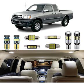 Super Bright 6000K White LED Interior Light Bulbs Kit Package for 2000 2001 2002 2003 2004 2005 2006 Toyota Tundra + Install Tool