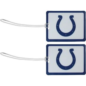 NFL Buffalo Bills Vinyl Luggage Tag, 2pk, Blue