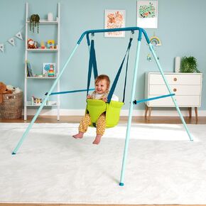 Foldaway Outdoor Baby Swing for Babies Aged 6 Months+ for Indoor and Outdoor Use. My First Swing Safety Tested