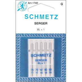 SCHMETZ Overlock (BLX1) Sewing Machine Needles - Carded - Assortment