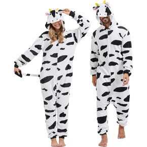 QUCH Adult Onesie Costume-Unisex Animal Onesies for Adults Halloween Costume, Halloween Onesie Adult Onesie Pajamas for Women