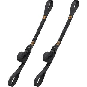 Ayaport Motorcycle Luggage Straps Stretch Adjustable Straps with Clips for Securing (4)