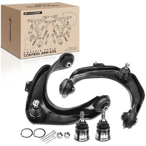 A-Premium Set of 4, Front Upper Control Arm, Lower Ball Joint, Compatible with Honda Accord 1998-2002, Acura TL 1999-2003, CL 2001-2003