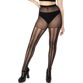 ENVY BODY SHOP Skull Snake Spiderweb Halloween Dark Fishnet Tights