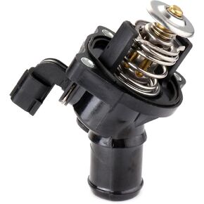 OCPTY Thermostat Housing Fit for ford Focus 2005 06 07 08 09 10 2011,for ford Ranger 2001 02 2003 Engine Coolant Thermostat Housing Assembly Replaces 1S7G8575AM,1S7G8575AF