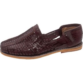 Fiesta Brands Handwoven Leather Huaraches Sandals for Men, Slip On, Mexican Style