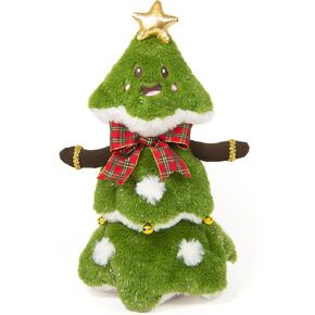 Cuddle Barn - Rockin' Roland | Animated Musical Christmas Tree Plush Toy Sings and Dances, 14 inches