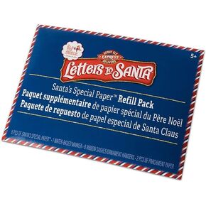 The Elf on The Shelf: Letters to Santa - Send Shrinking Christmas Lists to Santa through your Elf- 18 Piece Gift Set Includes Magic X-mas Paper, Mrs Claus' Press, Ribbon Sashes, Markers, and Parchment