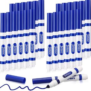 24 Pcs Washable Markers Bulk Broad Line Marker for Kid,Black in Kuwait
