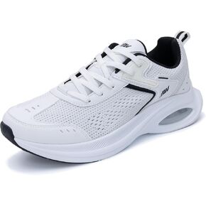 AOV Mens Walking Shoes with Arch Support Air Athletic Running Shoes Plantar Fasciitis Tennis Sneakers