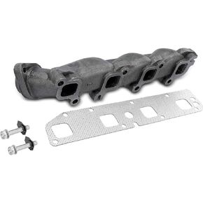 A-Premium Right Engine Exhaust Manifold Kit W/Gasket & Bolts & Nuts [OHV 8Cyl 5.7L] Compatible with Jeep Commander 2006-2008, Grand Cherokee 2005-2008
