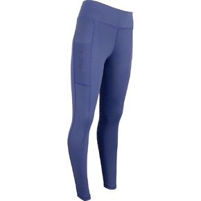 AK Oreo Pull on high Waisted Breathable Riding Tights/Leggings/Breeches with Full seat Silicon Grip AKRS-6052-01