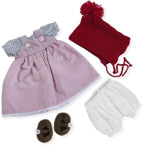 Handmade Waldorf Doll Clothes 12 inch Clothing Set with Pretty Box Girl Christmas Birthday Gift-Savannah's Clothes Accessories