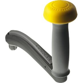 Lewmar 10" One Touch Aluminum Winch Powergrip Handle – Lightweight, Corrosion-Resistant, Marine-Grade Alloy, one-Touch Lock-in Winch Handle with Ball Bearing Grip, Three-Year Warranty