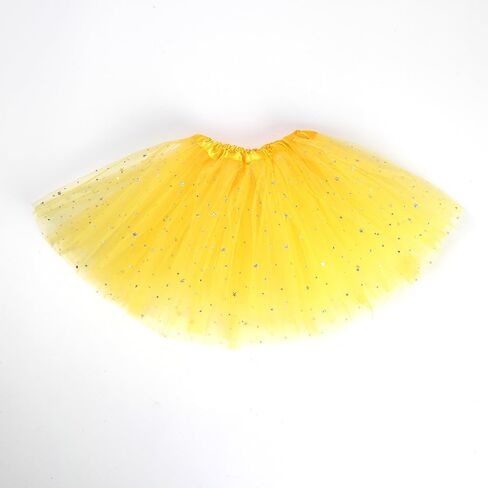 2-8 Years Girls Layered Stars Sequins Tutu Skirt Princess Ballet Dance Dress in Kuwait