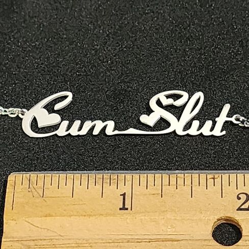 سوار الكاحل CumSlut مطلي بالذهب أو الفضة، خلخال CumSlut ذهبي أو فضي، خلخال CumSlut Swinger ذهبي أو فضي، خلخال CumSlut ذهبي أو فضي in Kuwait