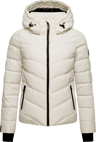 Marikoo Women's Winter Jacket with Hood | Windproof & Weather-Resistant Puffer Jacket | Quilted Coat | Samuiaa XVI XS-3XL in Saudi Arabia