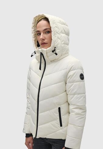 Marikoo Women's Winter Jacket with Hood | Windproof & Weather-Resistant Puffer Jacket | Quilted Coat | Samuiaa XVI XS-3XL in Saudi Arabia