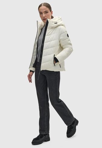Marikoo Women's Winter Jacket with Hood | Windproof & Weather-Resistant Puffer Jacket | Quilted Coat | Samuiaa XVI XS-3XL in Saudi Arabia