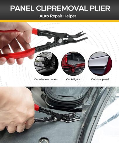 3PCS Trim Removal Tool,Car Accessories Auto Trim Removal Tool Kit,Automotive Tool,Door Panel Removal Tool with Storage Bag,Auto Clip Pliers and Fastener Remover,Suitable for Car Upholstery in Saudi Arabia