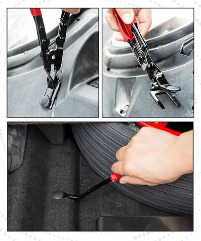 3PCS Trim Removal Tool,Car Accessories Auto Trim Removal Tool Kit,Automotive Tool,Door Panel Removal Tool with Storage Bag,Auto Clip Pliers and Fastener Remover,Suitable for Car Upholstery in Saudi Arabia