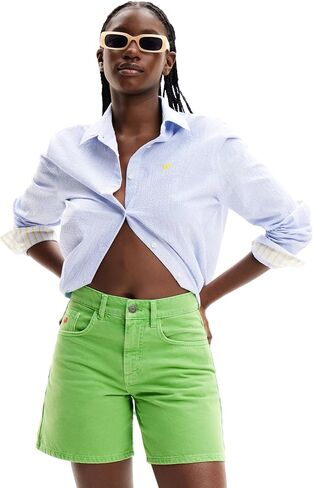 Desigual Women's Plain Denim Shorts in Saudi Arabia