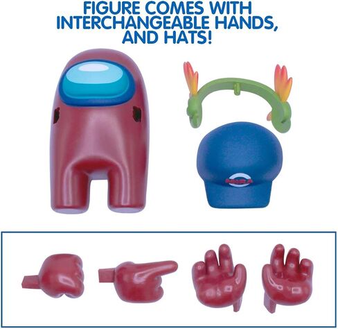 Just Toys LLC Among Us Action Figures Series 3 (Blue w/Minor Hat) in Saudi Arabia
