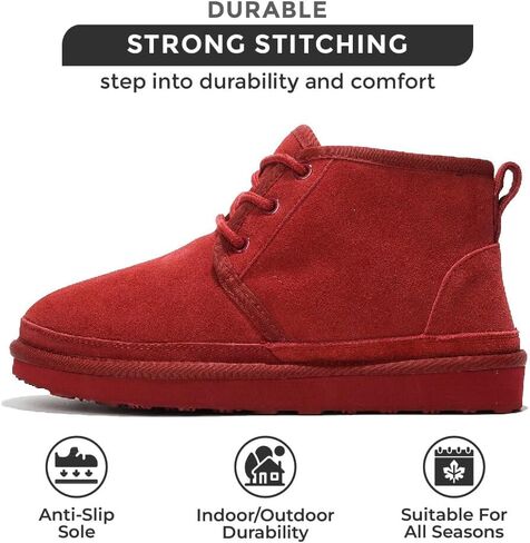 Project Cloud 100% Genuine Leather Women's Ankle Boots 2026 (Julee) | Memory Foam Insole and Non-Slip Lace-Up Design with Lightweight Fall & Winter Boots for Women - Water-Resistant Snow Boots in Saudi Arabia
