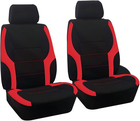 Mandark 4PCS Front Car Seat Covers, Waterproof and Breathable Vehiclce Seat Protector, Comfortable Sponge Seat Cushions, Auto Interior Accessories Universal for SUV, Truck, RV（Gray） in Saudi Arabia