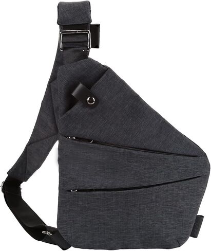 حقيبة FALETO مضادة للسرقة للرجال والنساء، حقيبة ظهر كتف مخفية للأمان على الصدر in Kuwait