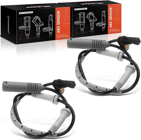 A-Premium ABS Wheel Speed Sensor Compatible with BMW Models - 128i, 135i, 323i, 325i, 328i, 330i, 335d, 335i, 335i xDrive, 335is - Front Driver or Passenger Side, Replace# 34526760424, 34526785020 in Saudi Arabia