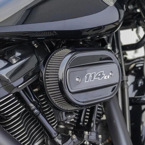 عنصر فلتر هواء ممتاز قابل للغسل يناسب موديلات Softail موديل 18 و17 لاحقًا للرحلات والدراجات ثلاثية العجلات المجهزة بـ 114 منظف هواء (عنصر فلتر الهواء) in Saudi Arabia