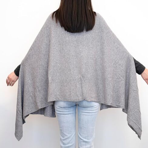 HILLSHADE Womens Wool Blended soft Knit Versatile Shawl Wrap Scarf Poncho in Saudi Arabia