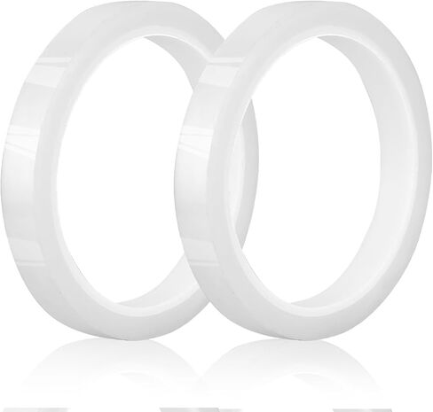 Clear Floral Tape 2 Roll 1/4" Wide Florist Tape Clear Waterproof Florist Tape Floral Arrangement Supplies for Creating Grid Bouquets Binding Fresh Flower DIY Crafts Decorations in Saudi Arabia