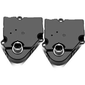 مشغل باب المزيج LUJUNTEC قطعتين يستبدل 604-140 بديلاً لـ 2009-2012 لسيارة Chevy Traverse 2007-2012 لـ GMC Acadia، مشغل باب الهواء، مشغل التحكم في مزيج HVAC