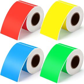 Marspark 1000 Pieces Colored Labels Stickers 3 x 5 Inch Coding Labels Rectangular Colored Sticker Adhesive Color Label Sticker Tags for Inventory Organize, File Classification, Moving Box(Multicolor)