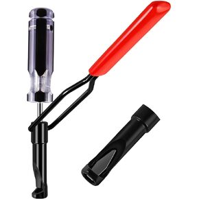10mm Valve Adjustment Tool Jam Nut，Valve Lapping Guiding Removal Tool Valve Grinding Tool Compatible with Honda/Nissan/Toyota/Japanese Auto Vehicle Engines (10mm)