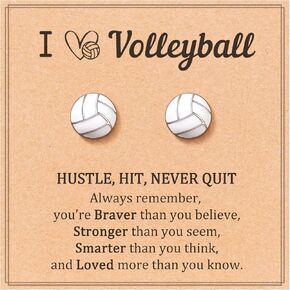 Baseball Soccer Volleyball Earrings Gifts for Women Girls
