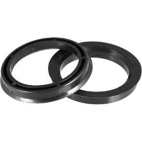 Unifizz 4pcs Plastic 67.1mm OD to 56.1mm ID Car Hub Centric Rings Wheel Bore Center Spacer Hub Rings Black